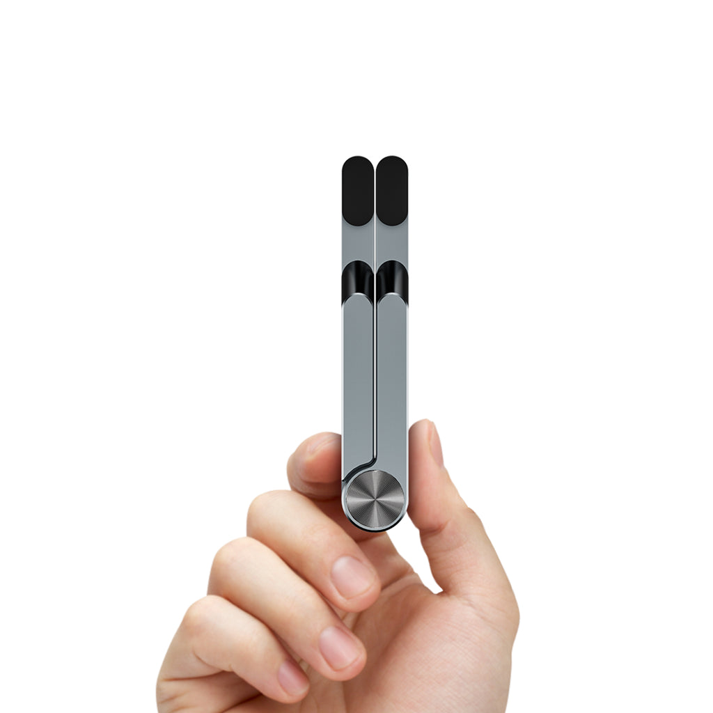 Suport telefon si Tableta, Design V, fixare pe birou, universal cu unghi reglabil